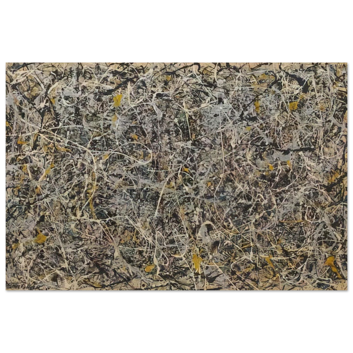 NUMBER 1 Poster | Jackson Pollock Poster | Jackson Pollock Store
