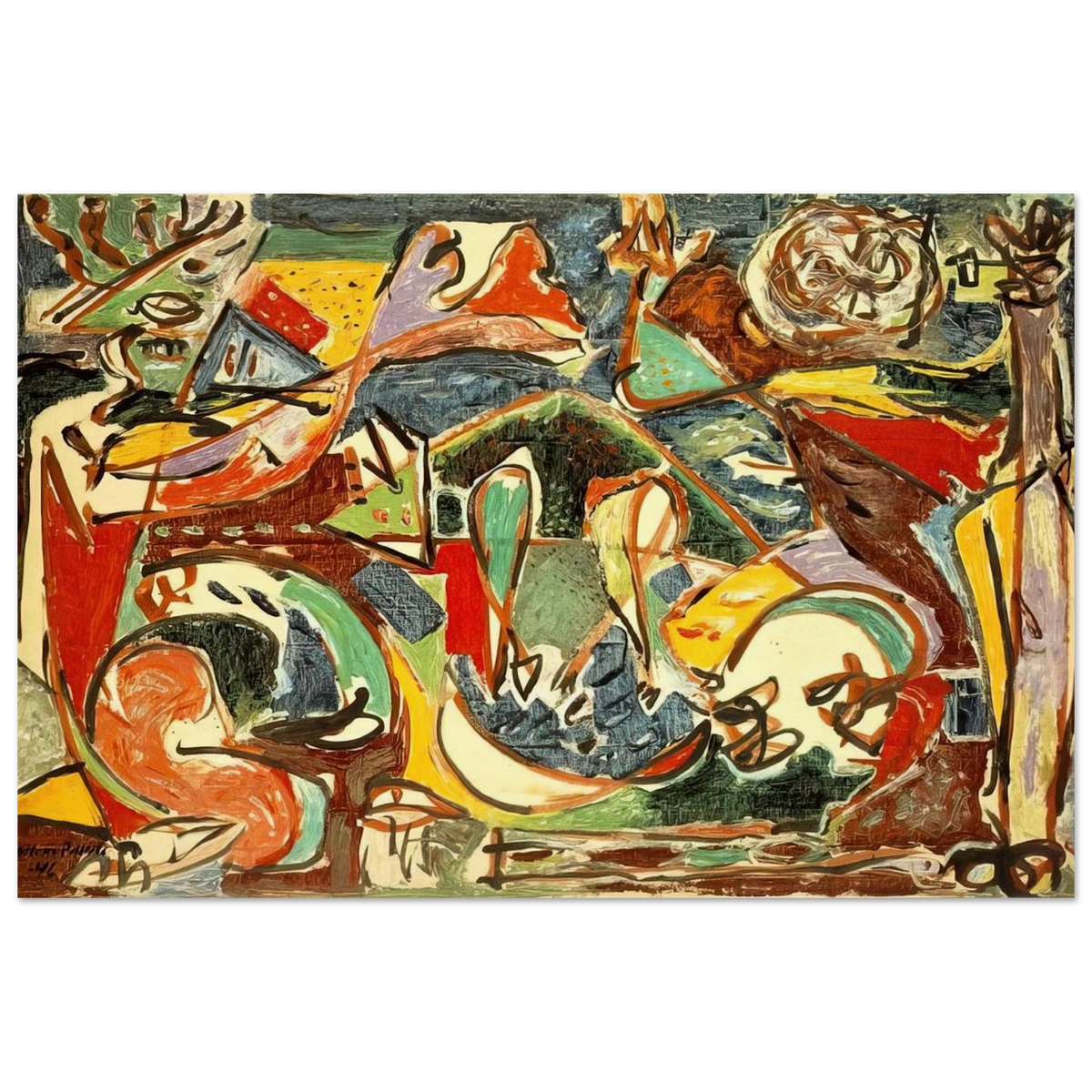 THE KEY Poster | Jackson Pollock Poster | Jackson Pollock Store