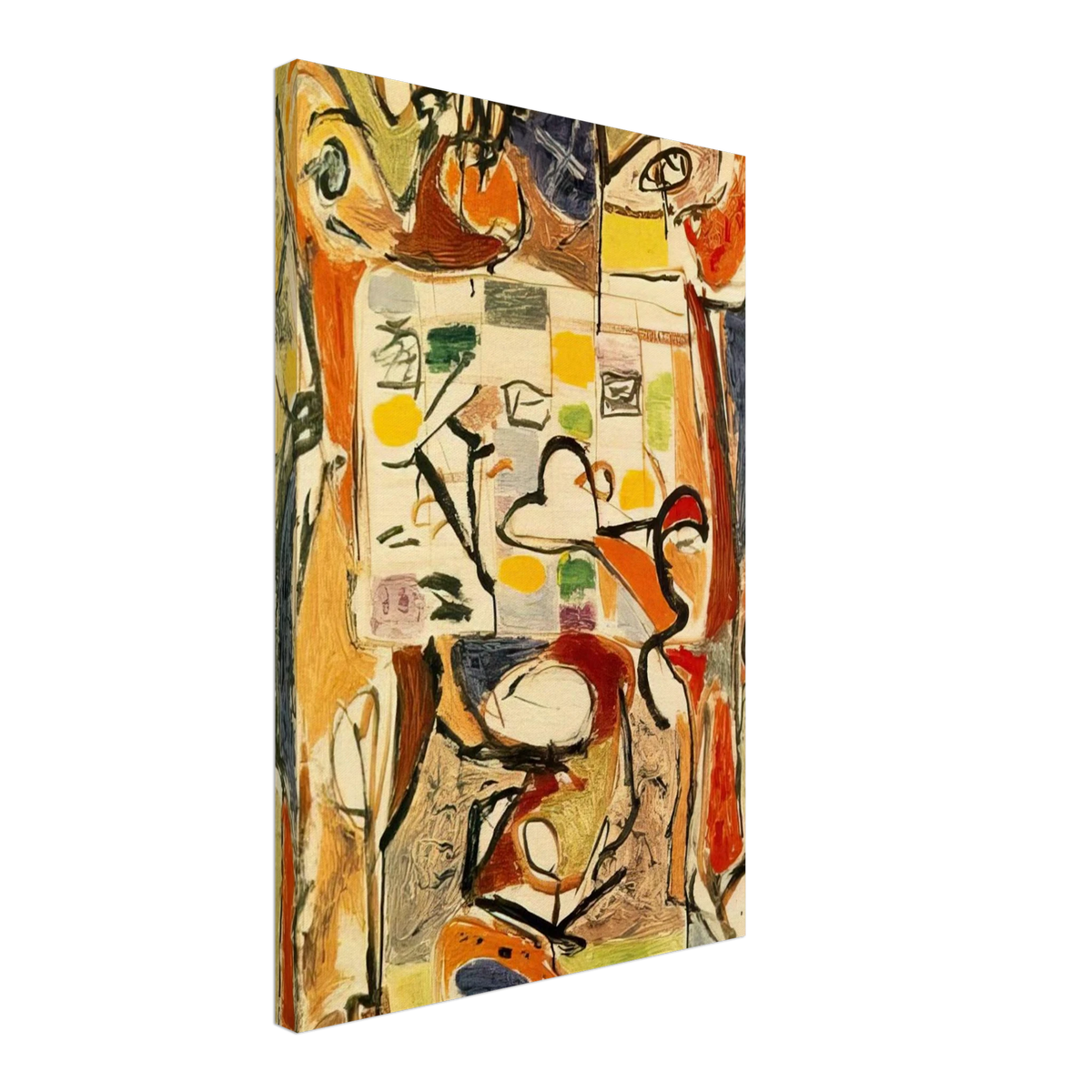THE TEA CUP Canvas | Jackson Pollock Canvas | Jackson Pollock Store
