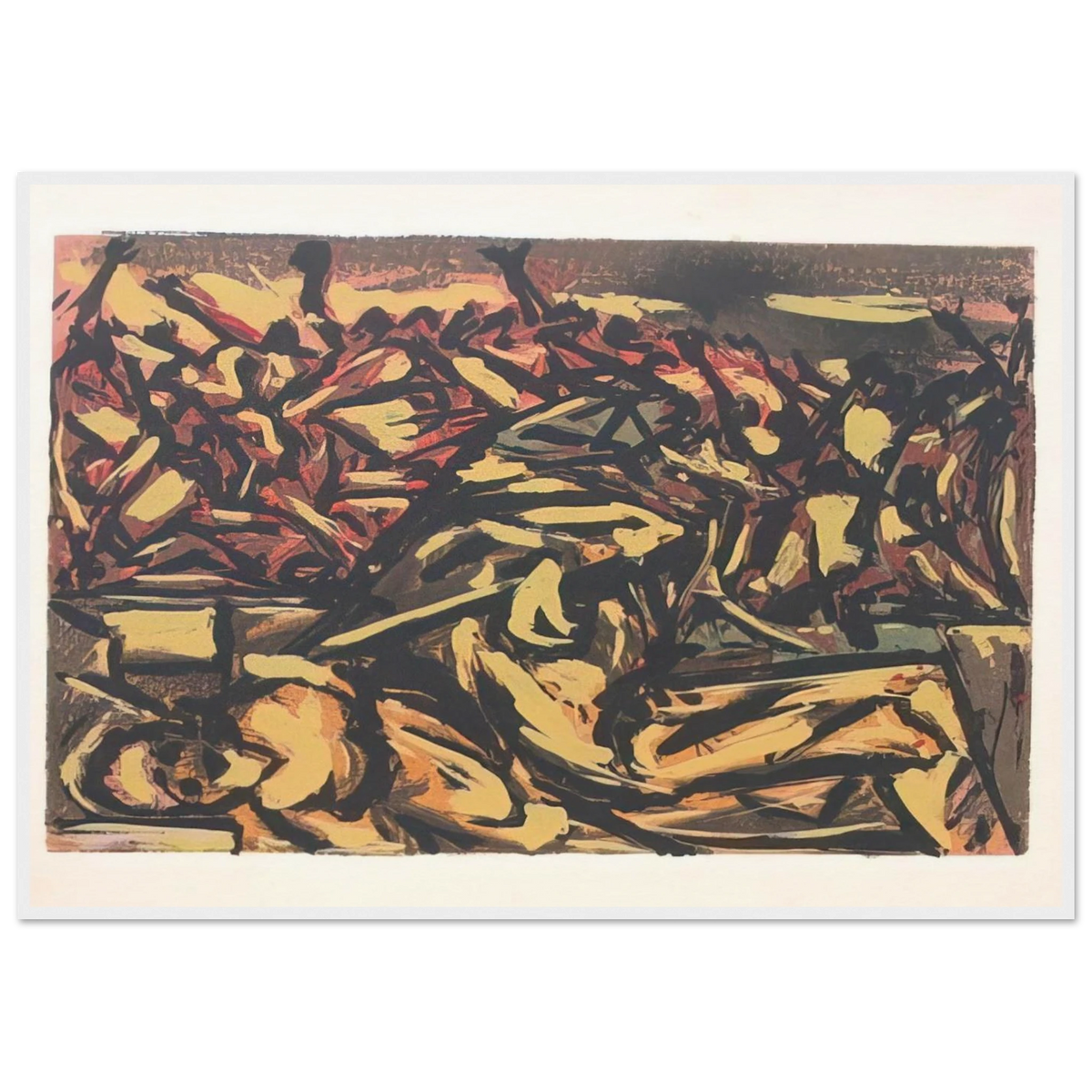 UNTITLED 1941 1 Framed Poster | Jackson Pollock Framed Prints Wall Art | Jackson Pollock Store