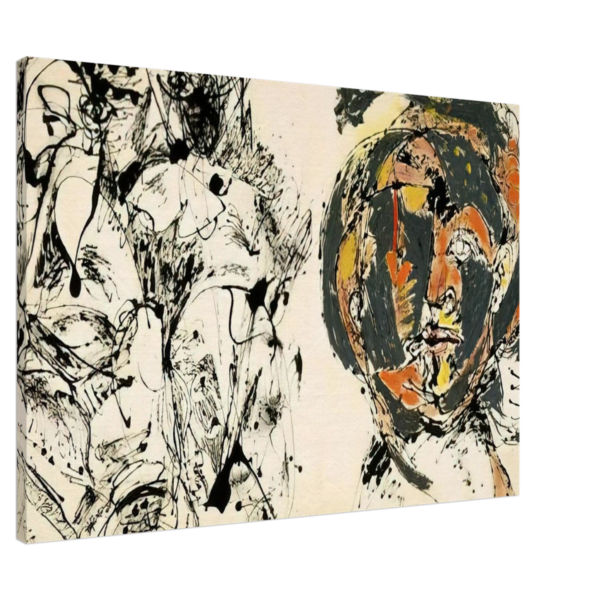 PORTRAIT AND A DREAM 1953 Canvas | Jackson Pollock Canvas | Jackson Pollock Store