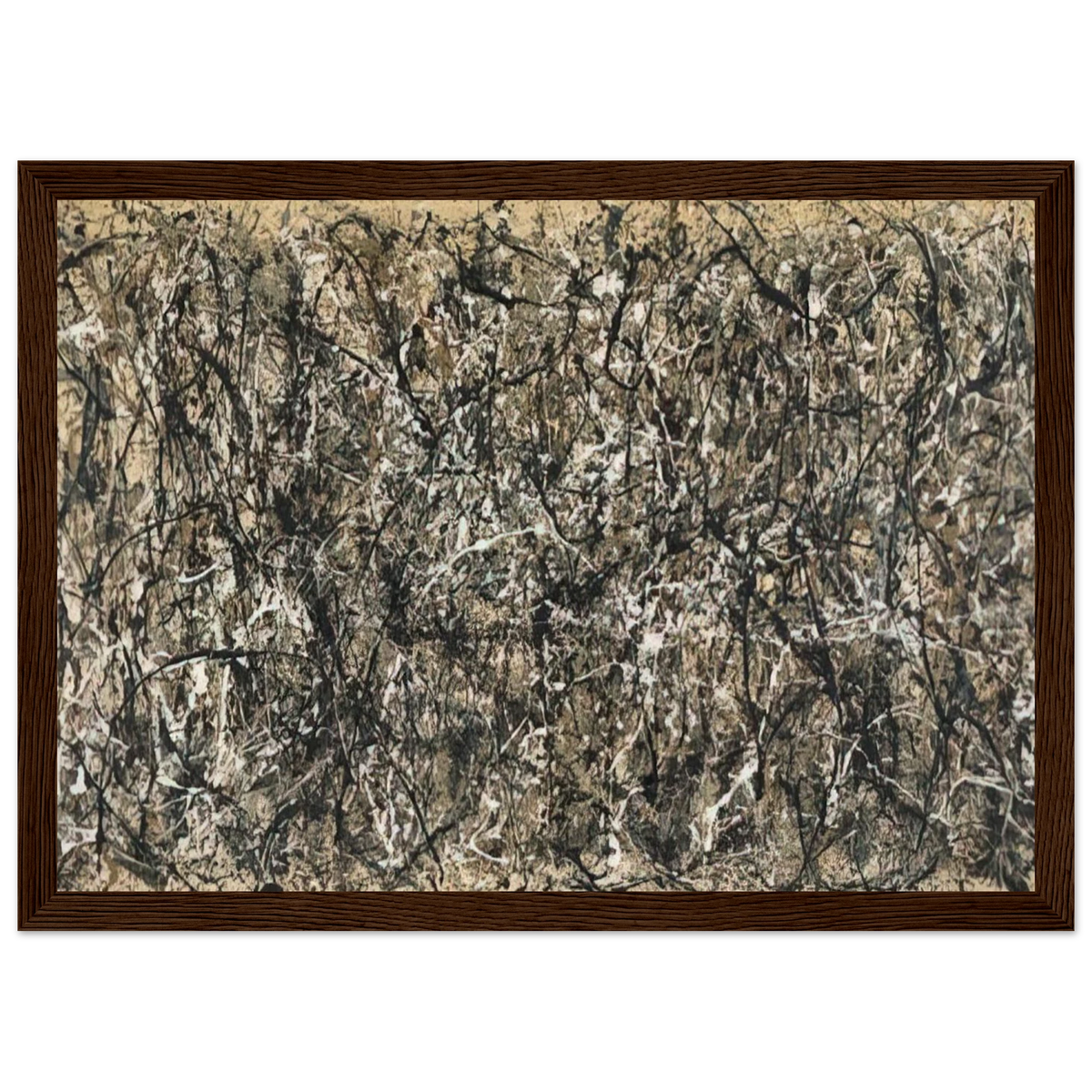 ONE NUMBER 31 1950 Framed Poster | Jackson Pollock Framed Prints Wall Art | Jackson Pollock Store
