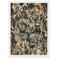 NUMBER 4 1951 Framed Poster | Jackson Pollock Framed Prints Wall Art | Jackson Pollock Store