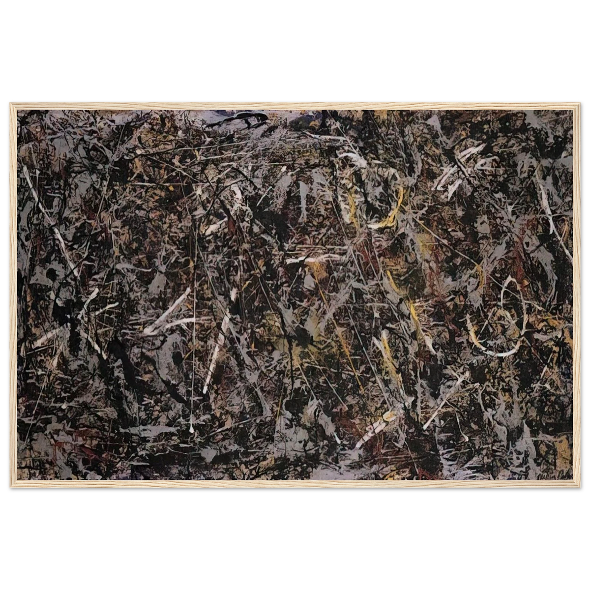ALCHEMY 1947 Framed Poster | Jackson Pollock Framed Prints Wall Art | Jackson Pollock Store