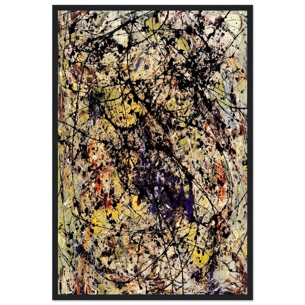 REFLECTIONS OF THE BIG DIPPER 1947 Framed Poster | Jackson Pollock Framed Prints Wall Art | Jackson Pollock Store