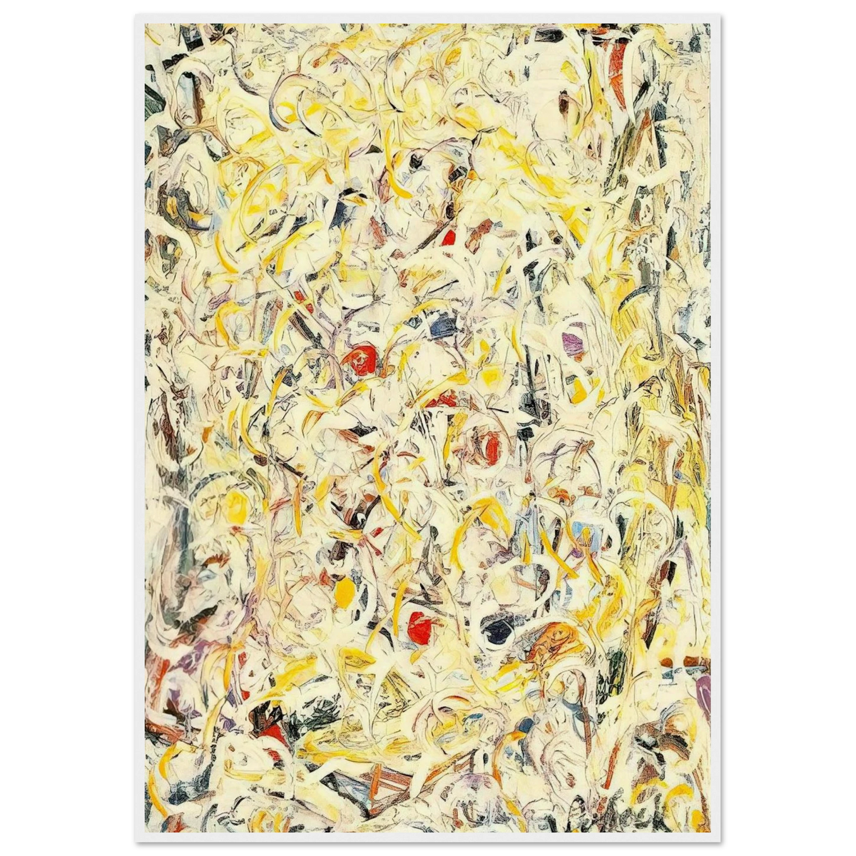 SHIMMERING SUBSTANCE 1946 1 Framed Poster | Jackson Pollock Framed Prints Wall Art | Jackson Pollock Store