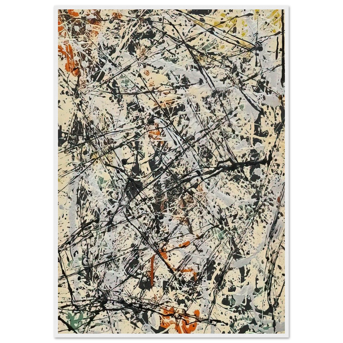 NUMBER 32 1947 Framed Poster | Jackson Pollock Framed Prints Wall Art | Jackson Pollock Store