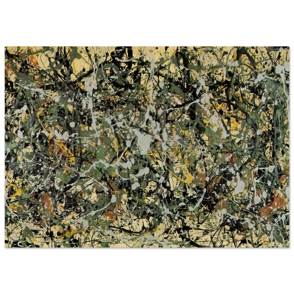 NUMBER 8 1949 Poster | Jackson Pollock Poster | Jackson Pollock Store