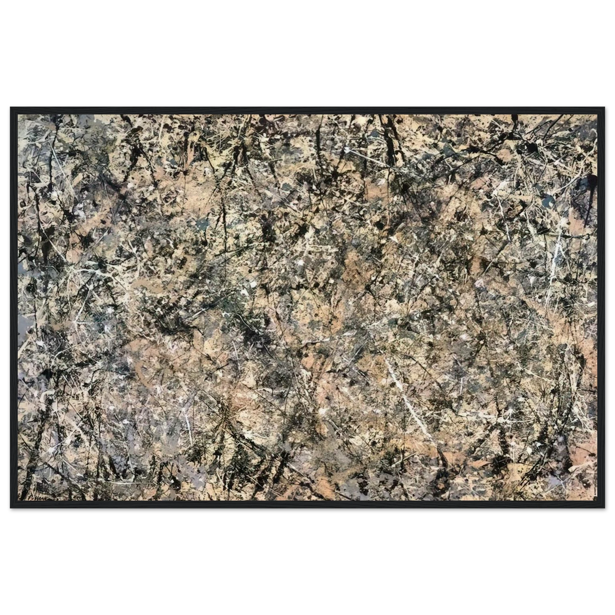 NUMBER 1 LAVENDER MIST 1950 1 Framed Poster | Jackson Pollock Framed Prints Wall Art | Jackson Pollock Store