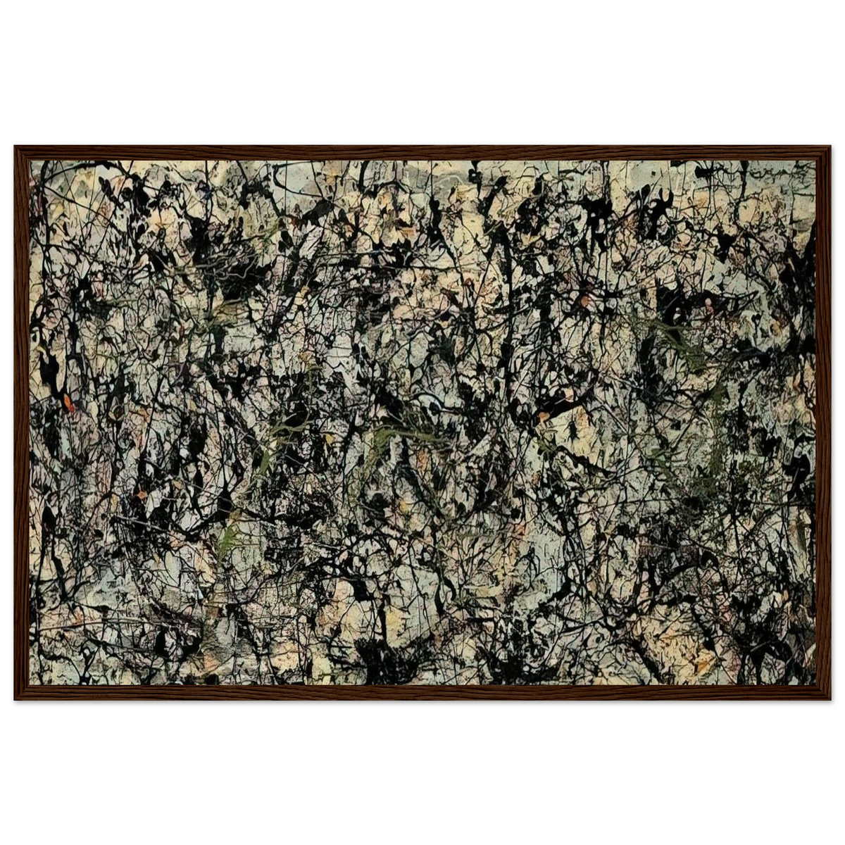LUCIFER 1947 Framed Poster | Jackson Pollock Framed Prints Wall Art | Jackson Pollock Store