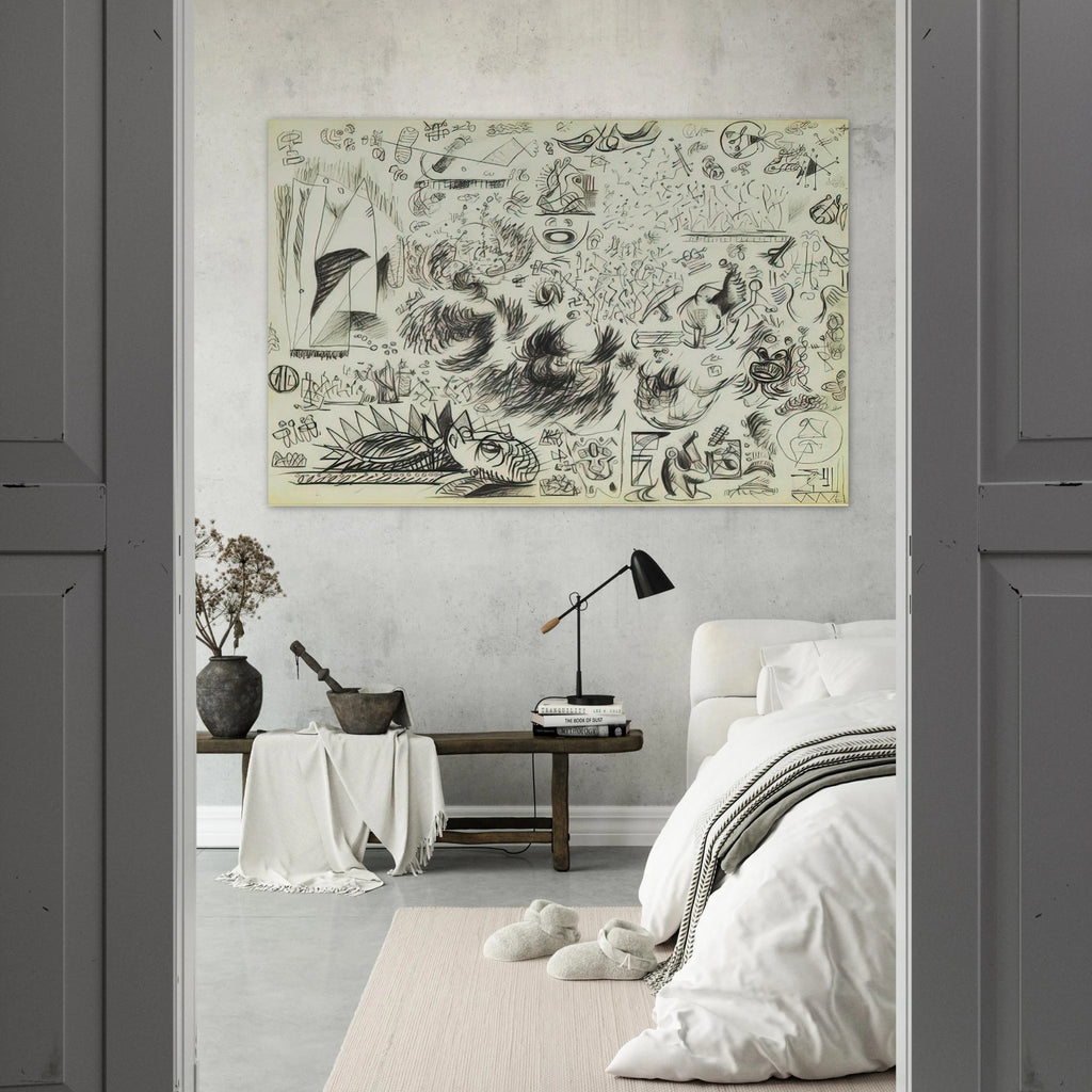 SHEET OF STUDIES 1941 Poster | Jackson Pollock Poster | Jackson Pollock Store