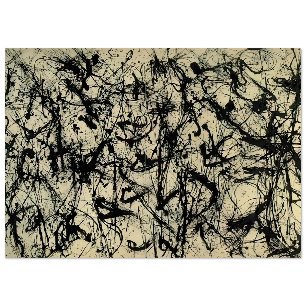NUMBER 32 1950 Poster | Jackson Pollock Poster | Jackson Pollock Store