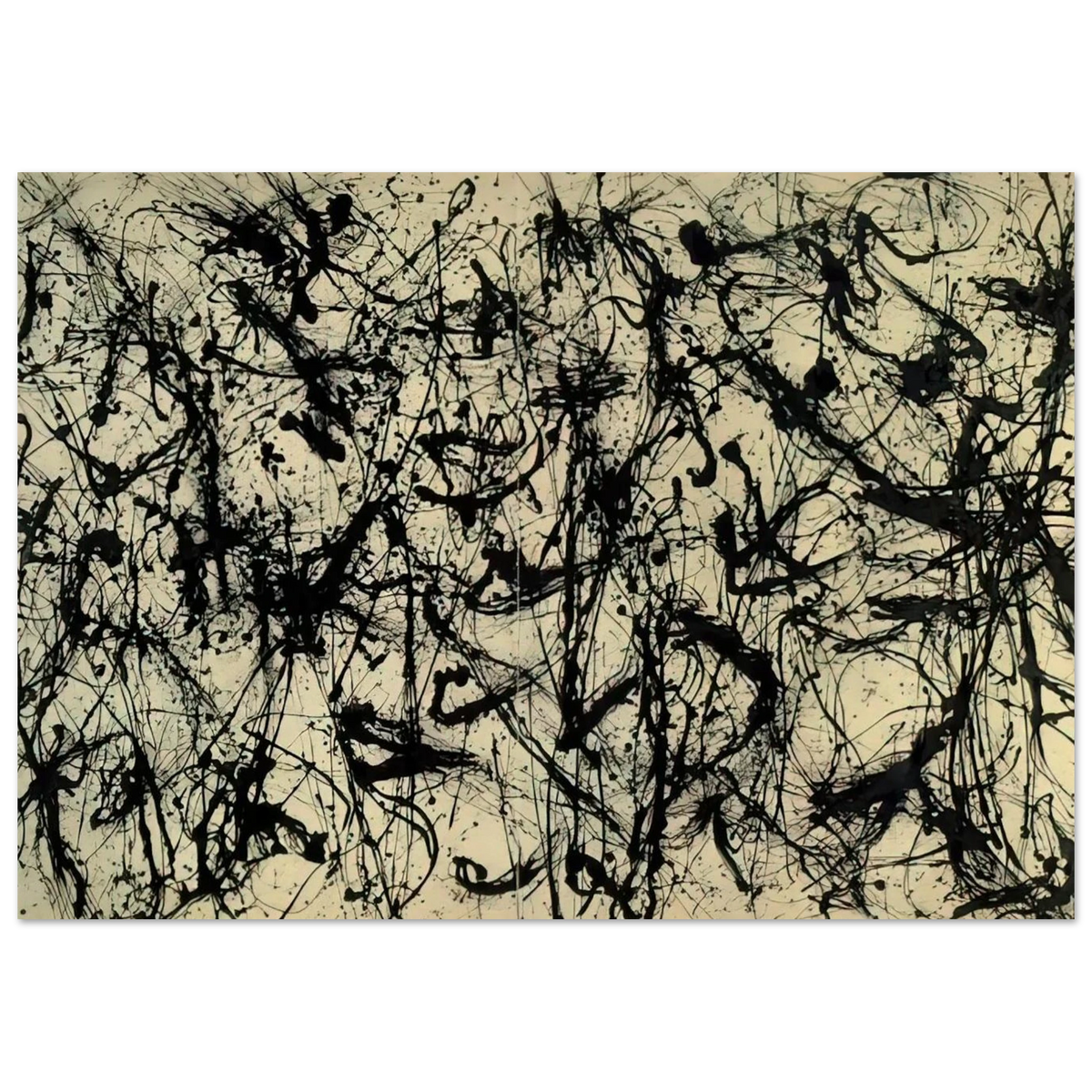 NUMBER 32 1950 Poster | Jackson Pollock Poster | Jackson Pollock Store