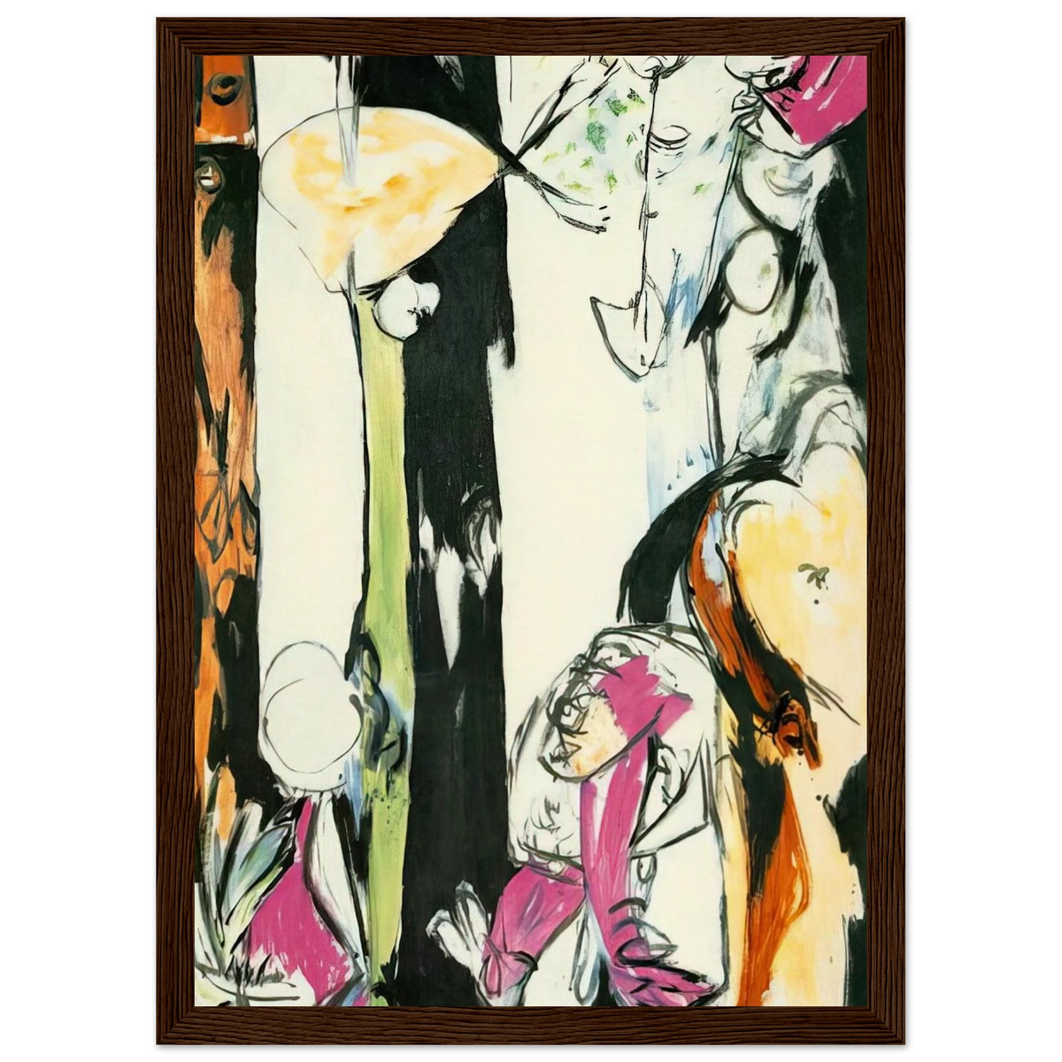 EASTER AND THE TOTEM Framed Poster | Jackson Pollock Framed Prints Wall Art | Jackson Pollock Store