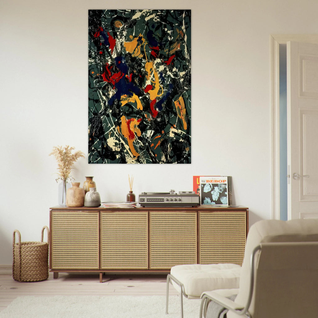 NUMBER 3 1948 Poster | Jackson Pollock Poster | Jackson Pollock Store