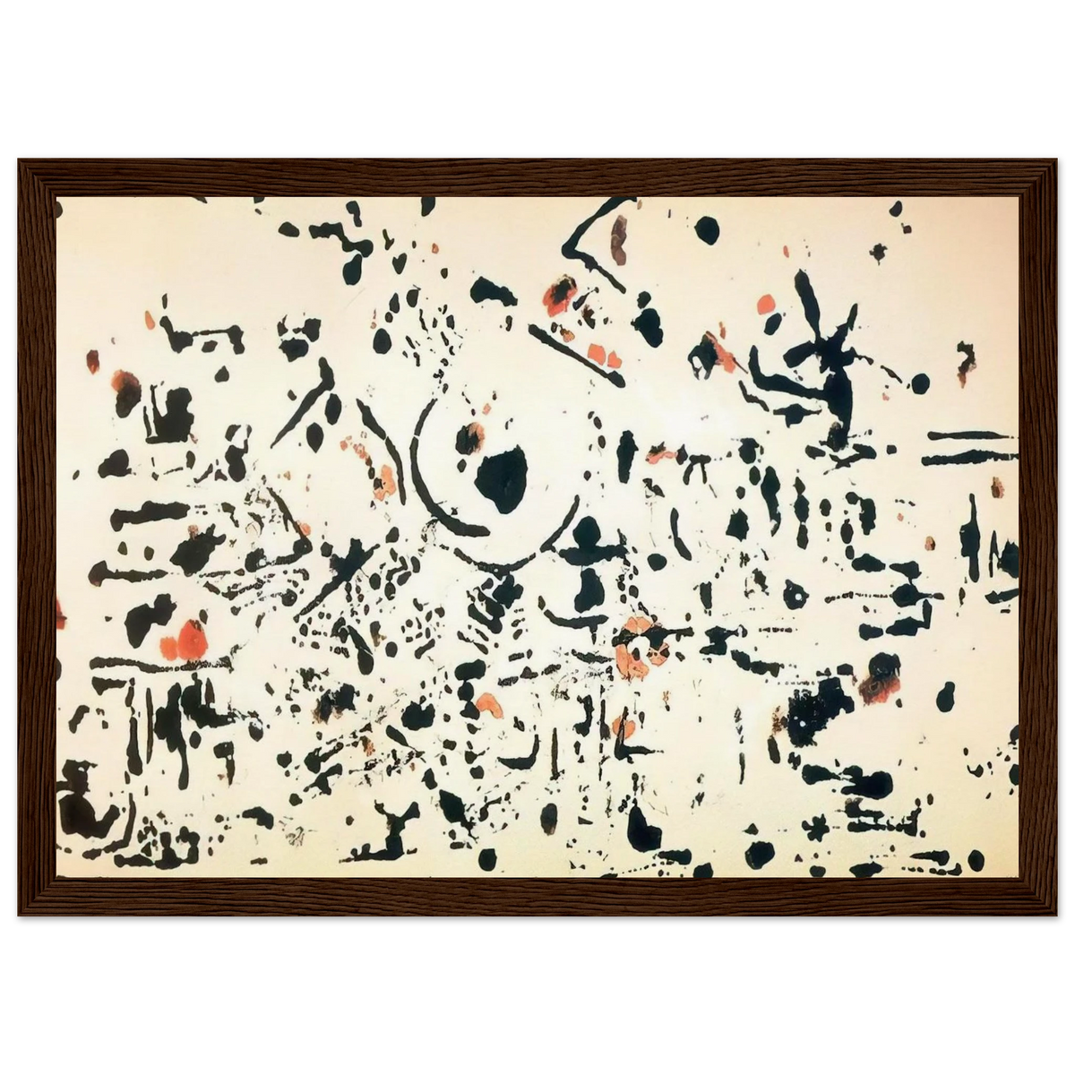UNTITLED 1951 Framed Poster | Jackson Pollock Framed Prints Wall Art | Jackson Pollock Store