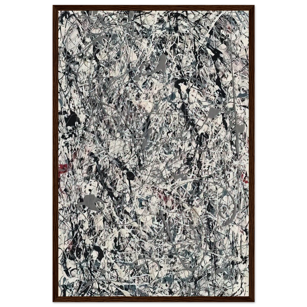 NUMBER 19 1948 Framed Poster | Jackson Pollock Framed Prints Wall Art | Jackson Pollock Store