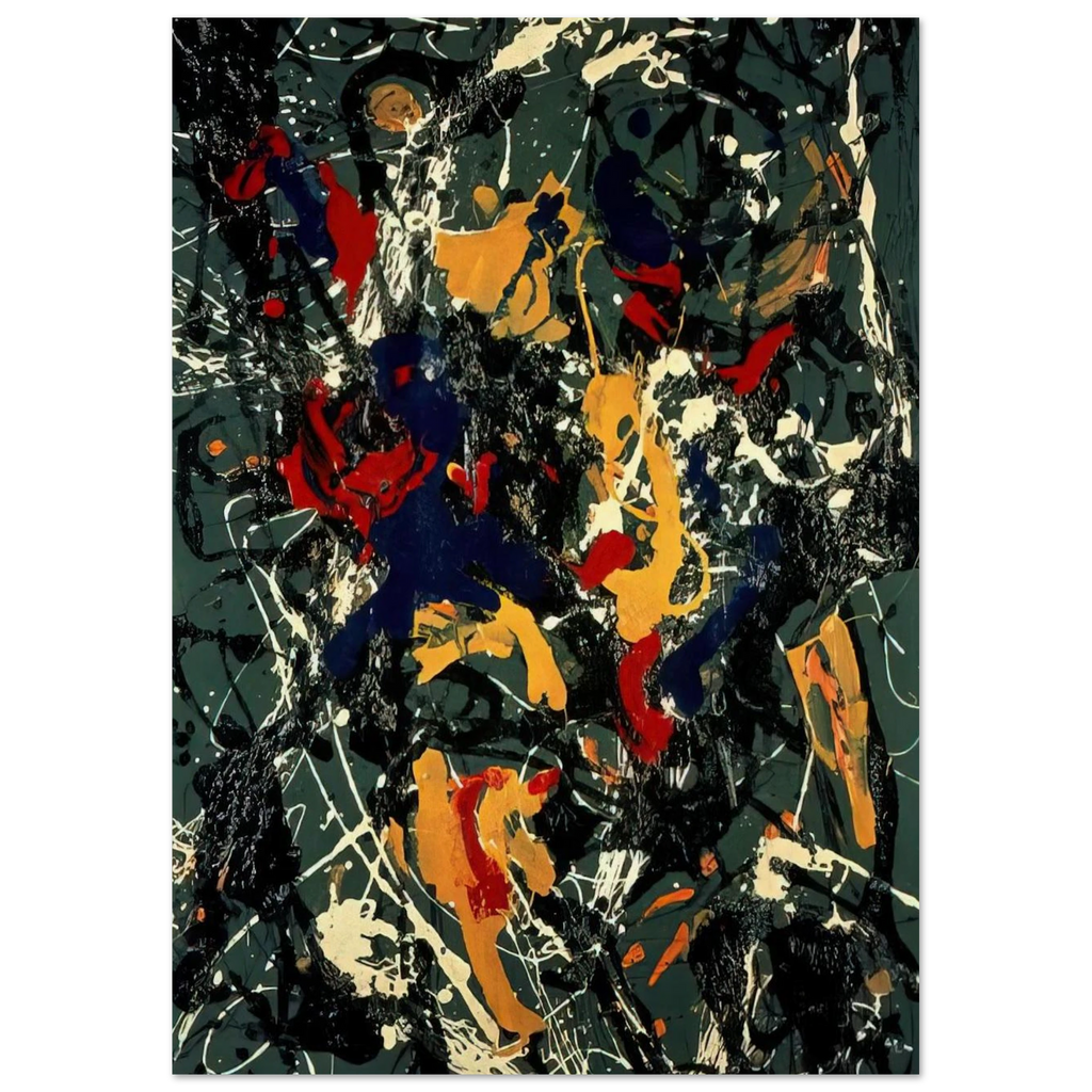 NUMBER 3 1948 Poster | Jackson Pollock Poster | Jackson Pollock Store