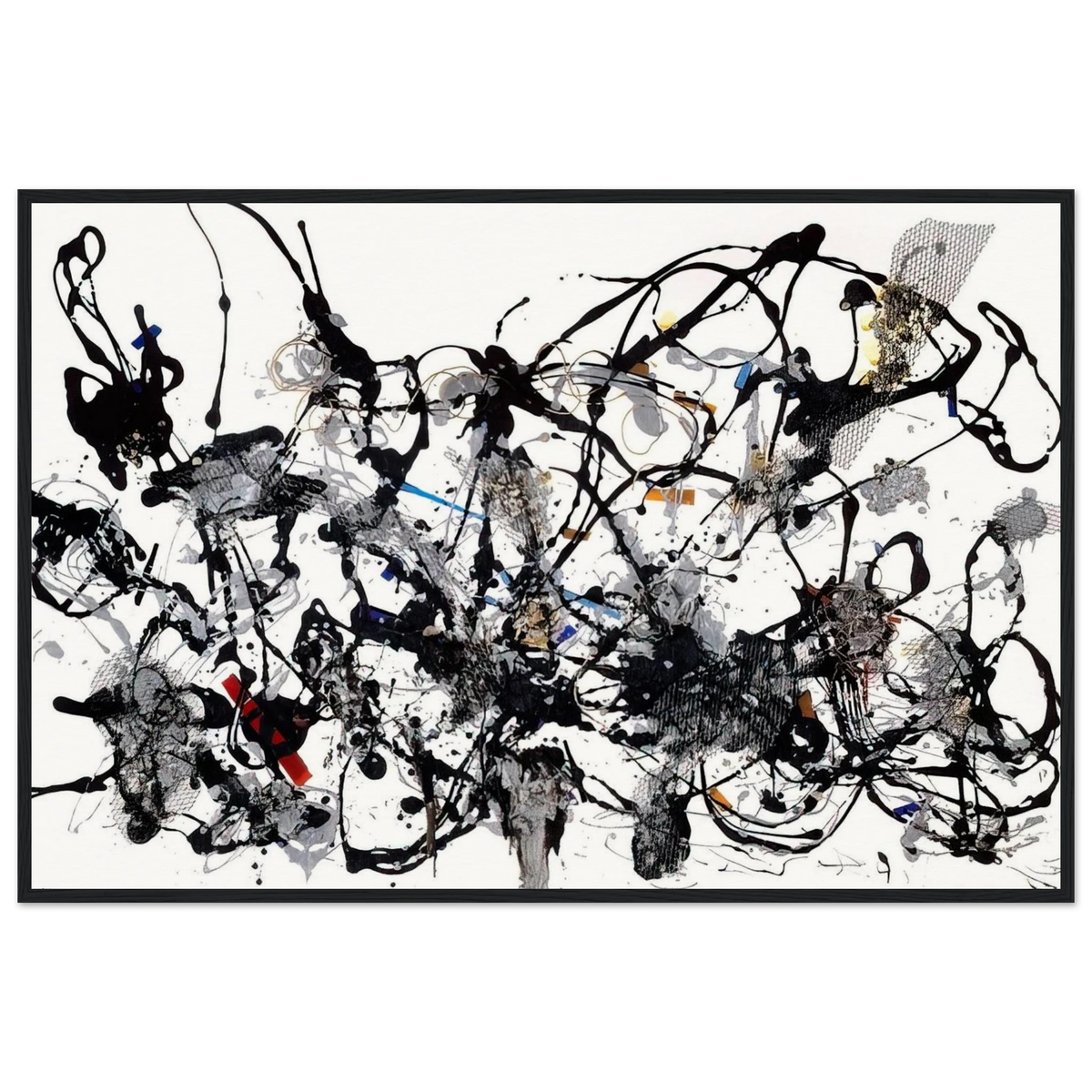 NUMBER 29 1950 Framed Poster | Jackson Pollock Framed Prints Wall Art | Jackson Pollock Store