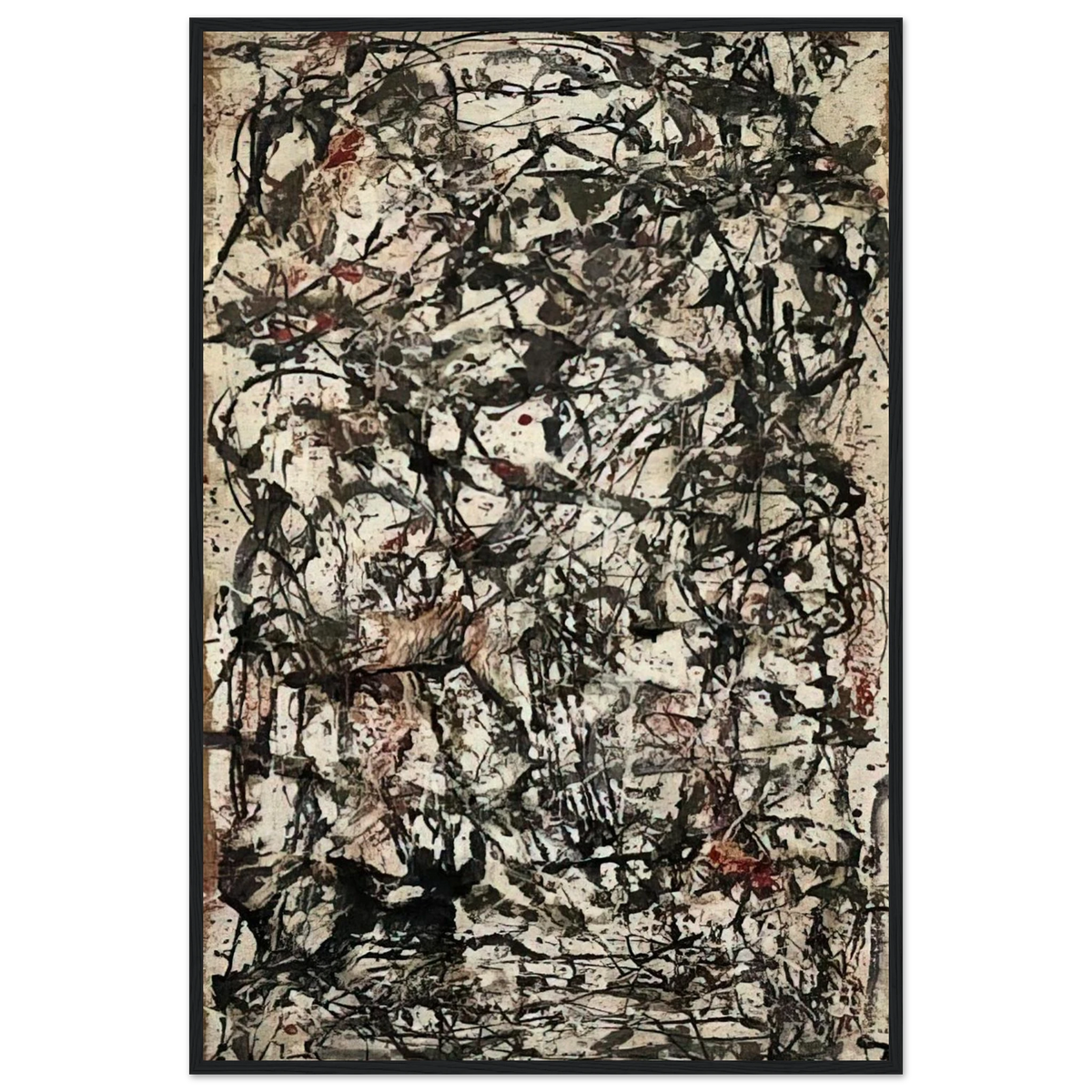 ENCHANTED FOREST 1947 Framed Poster | Jackson Pollock Framed Prints Wall Art | Jackson Pollock Store