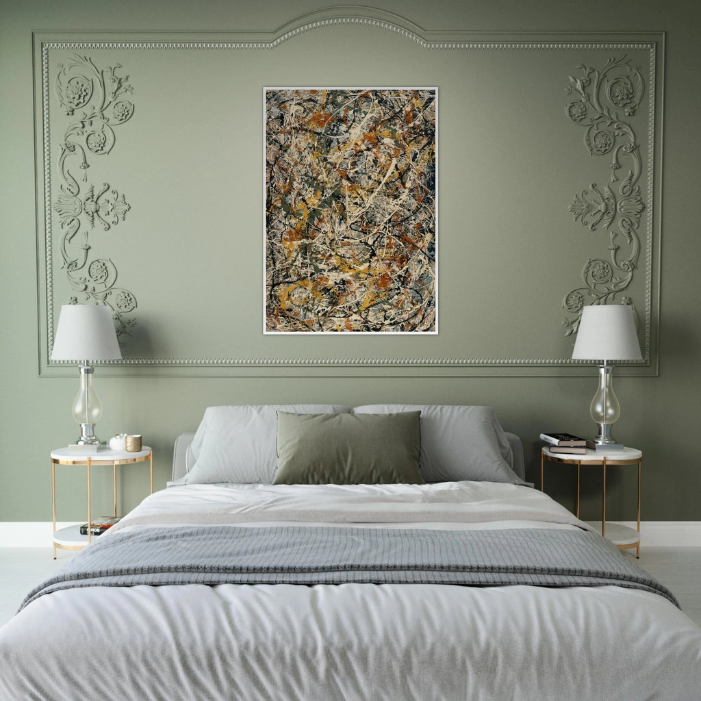 NUMBER 3 1 Framed Poster | Jackson Pollock Framed Prints Wall Art | Jackson Pollock Store