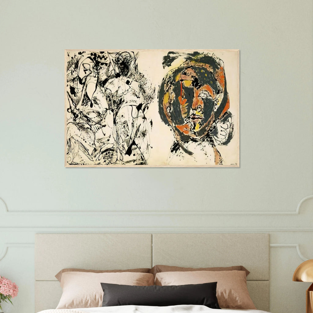 PORTRAIT AND A DREAM 1953 Framed Poster | Jackson Pollock Framed Prints Wall Art | Jackson Pollock Store