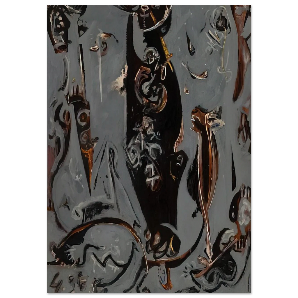 TOTEM LESSON 2 1945 Poster | Jackson Pollock Poster | Jackson Pollock Store