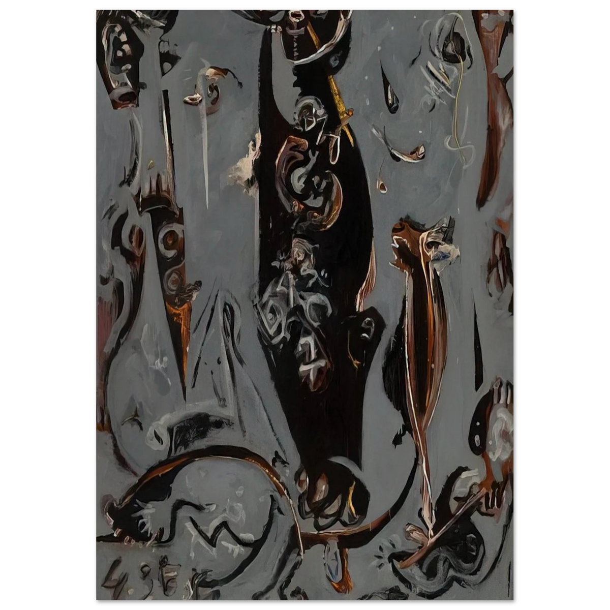 TOTEM LESSON 2 1945 Poster | Jackson Pollock Poster | Jackson Pollock Store