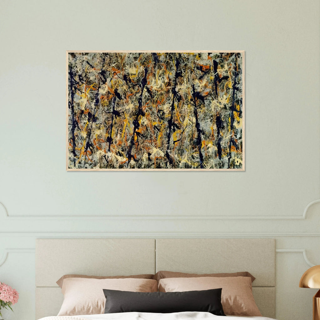 BLUE POLES NUMBER 11 1952 1 Framed Poster | Jackson Pollock Framed Prints Wall Art | Jackson Pollock Store