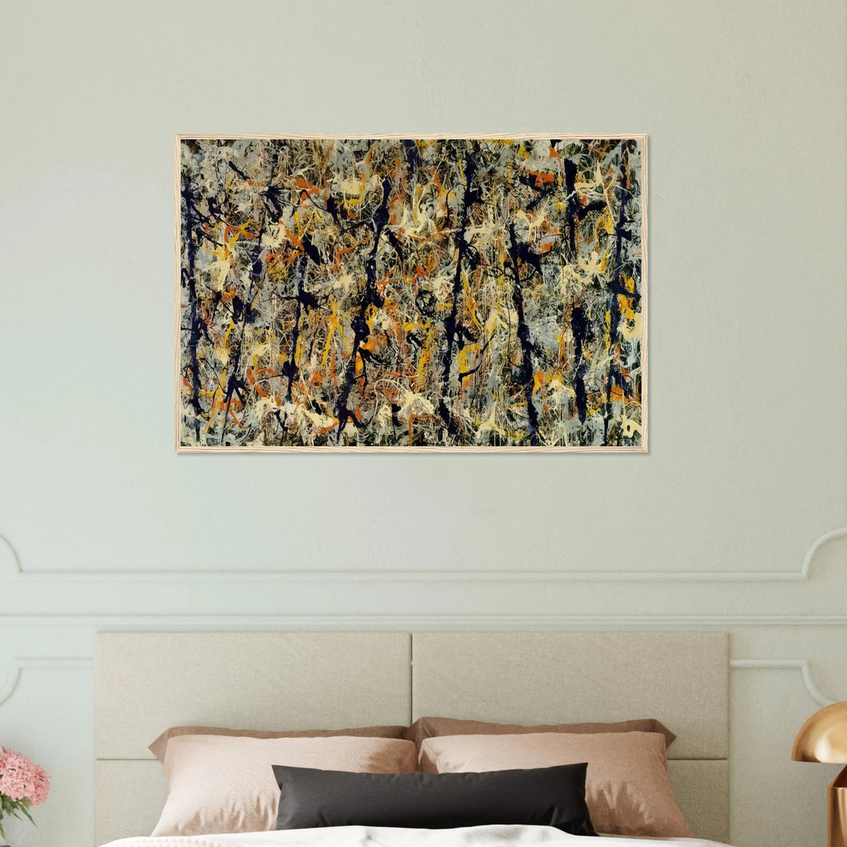 BLUE POLES NUMBER 11 1952 1 Framed Poster | Jackson Pollock Framed Prints Wall Art | Jackson Pollock Store