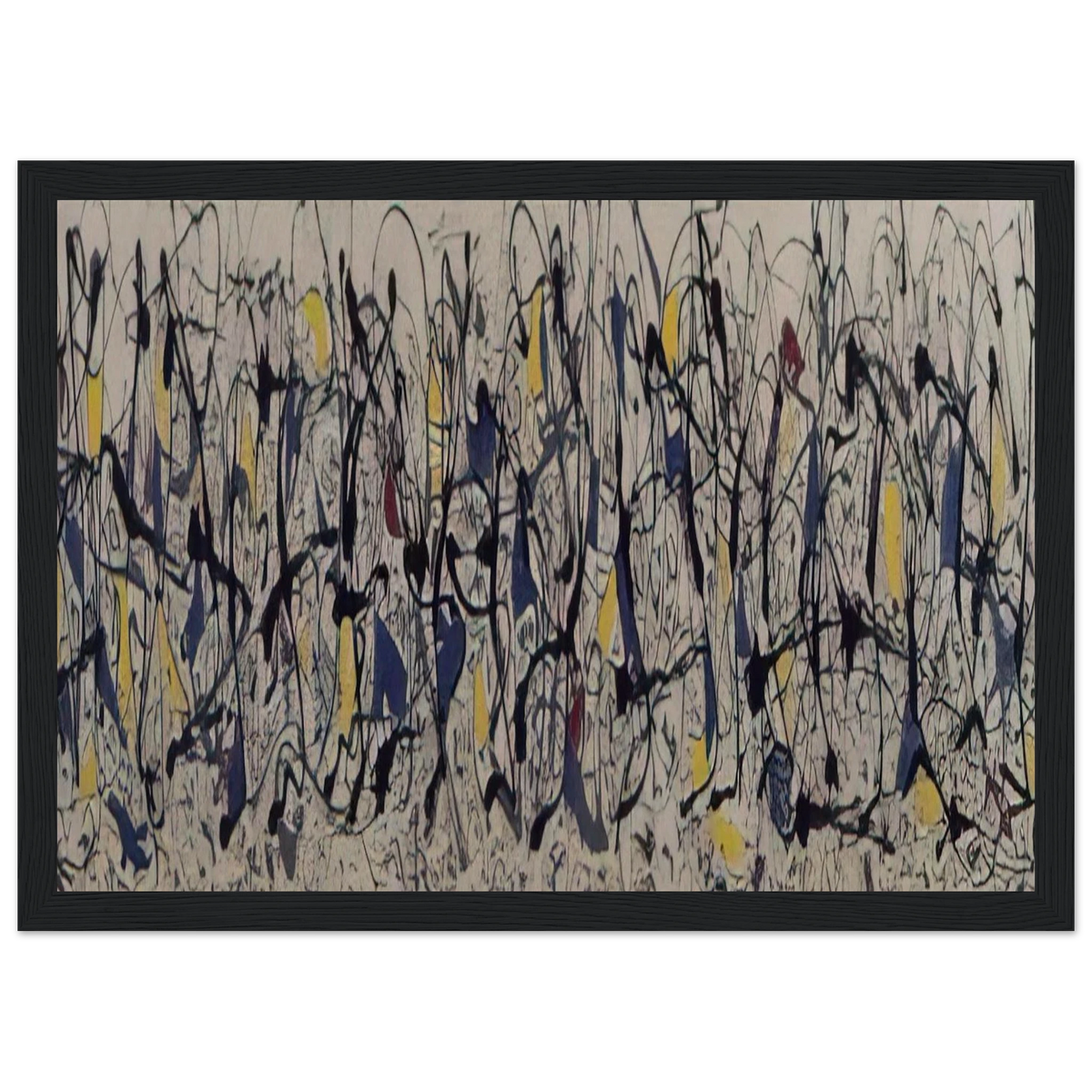 SUMMERTIME NUMBER 9A 1948 Framed Poster | Jackson Pollock Framed Prints Wall Art | Jackson Pollock Store