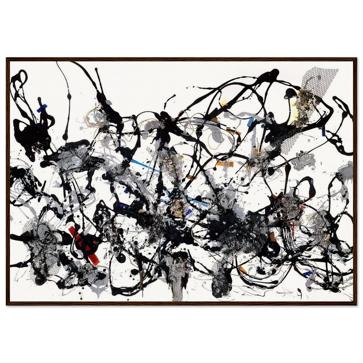 NUMBER 29 1950 Framed Poster | Jackson Pollock Framed Prints Wall Art | Jackson Pollock Store
