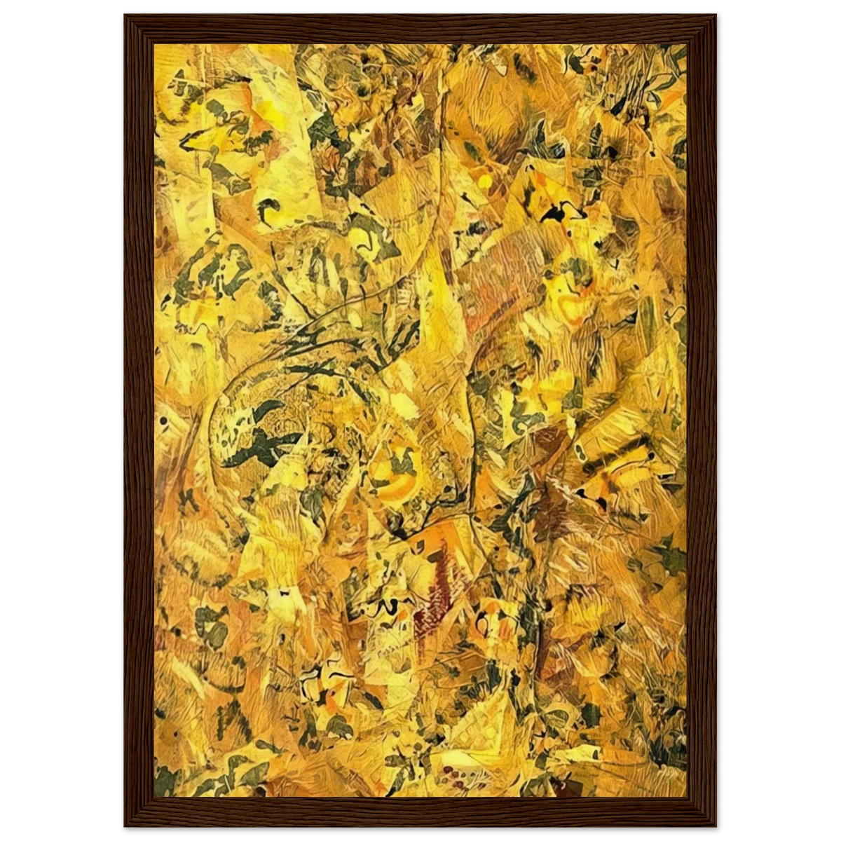 NUMBER 2 Framed Poster | Jackson Pollock Framed Prints Wall Art | Jackson Pollock Store