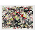 NUMBER 48 1949 Framed Poster | Jackson Pollock Framed Prints Wall Art | Jackson Pollock Store