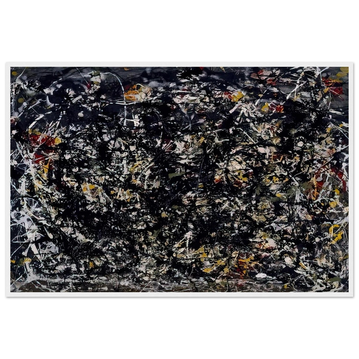 NUMBER 6 1949 Framed Poster | Jackson Pollock Framed Prints Wall Art | Jackson Pollock Store