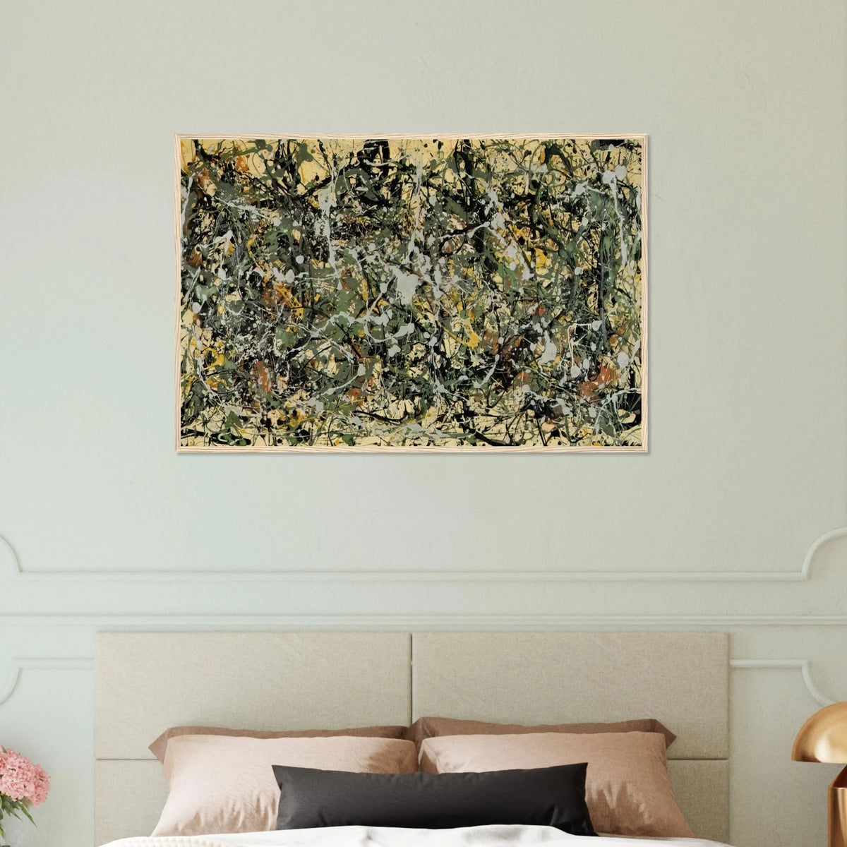 NUMBER 8 1949 Framed Poster | Jackson Pollock Framed Prints Wall Art | Jackson Pollock Store