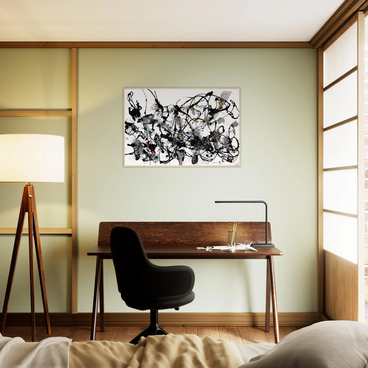 NUMBER 29 1950 Framed Poster | Jackson Pollock Framed Prints Wall Art | Jackson Pollock Store