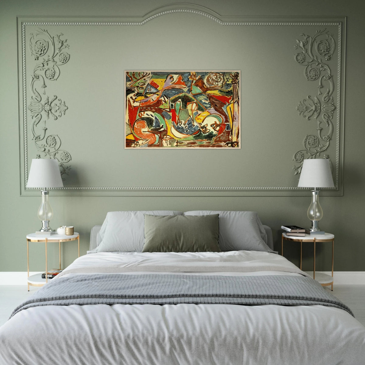 THE KEY Framed Poster | Jackson Pollock Framed Prints Wall Art | Jackson Pollock Store