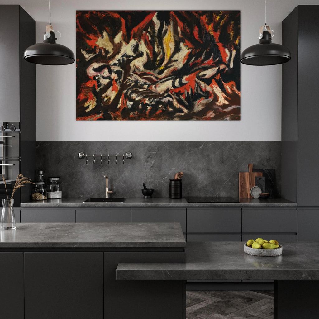 THE FLAME 1938 Poster | Jackson Pollock Poster | Jackson Pollock Store