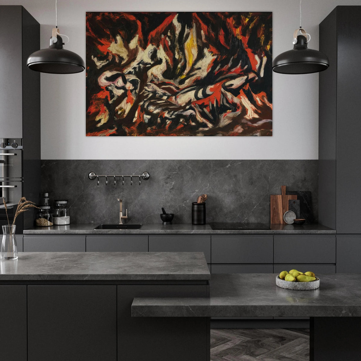 THE FLAME 1938 Poster | Jackson Pollock Poster | Jackson Pollock Store