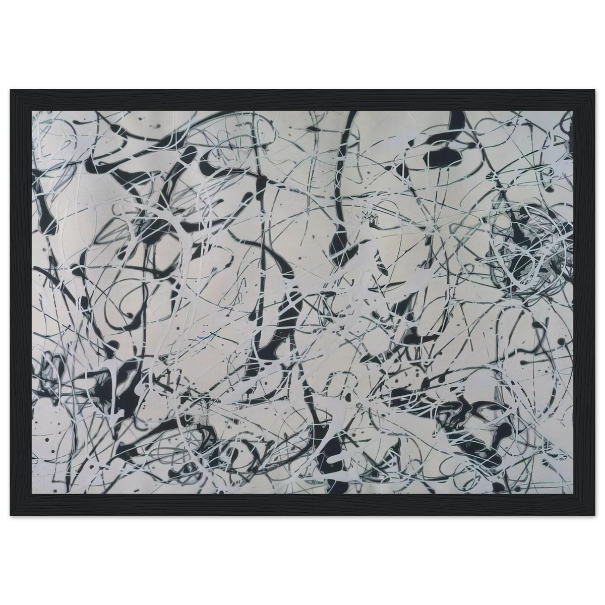 NUMBER 23 Framed Poster | Jackson Pollock Framed Prints Wall Art | Jackson Pollock Store