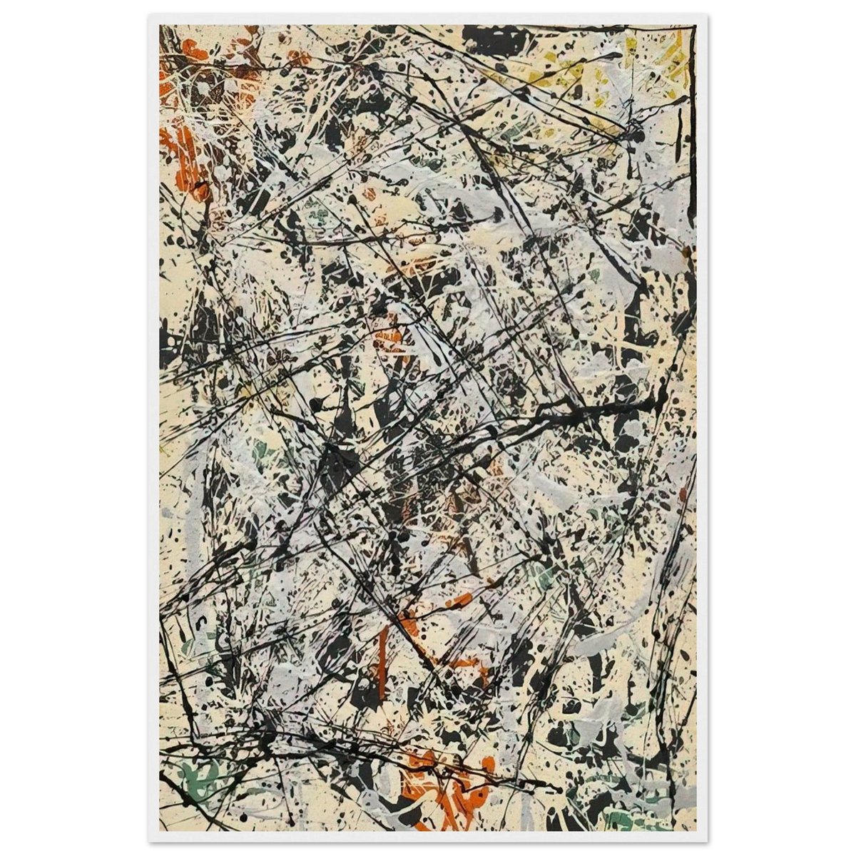 NUMBER 32 1947 Framed Poster | Jackson Pollock Framed Prints Wall Art | Jackson Pollock Store