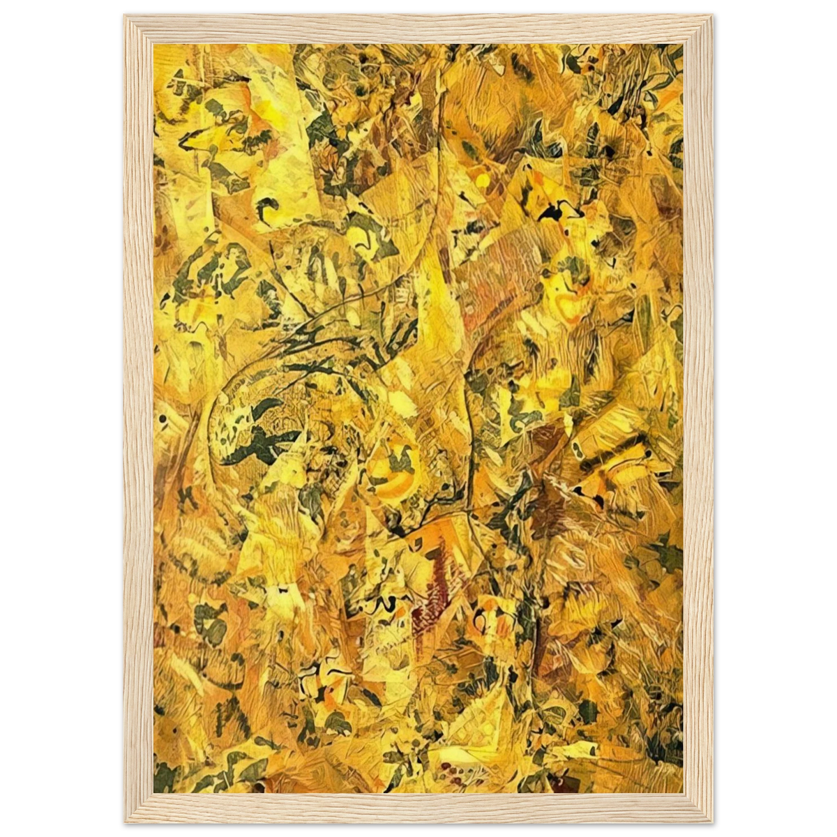 NUMBER 2 Framed Poster | Jackson Pollock Framed Prints Wall Art | Jackson Pollock Store