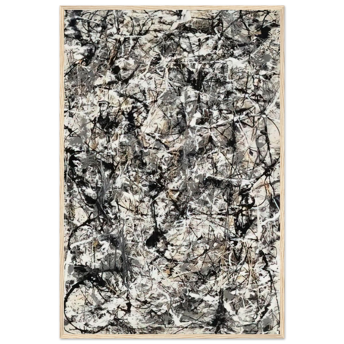CATHEDRAL 1947 Framed Poster | Jackson Pollock Framed Prints Wall Art | Jackson Pollock Store