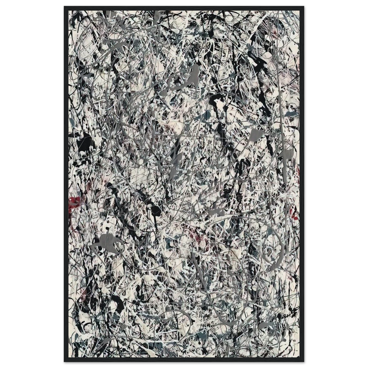 NUMBER 19 1948 Framed Poster | Jackson Pollock Framed Prints Wall Art | Jackson Pollock Store