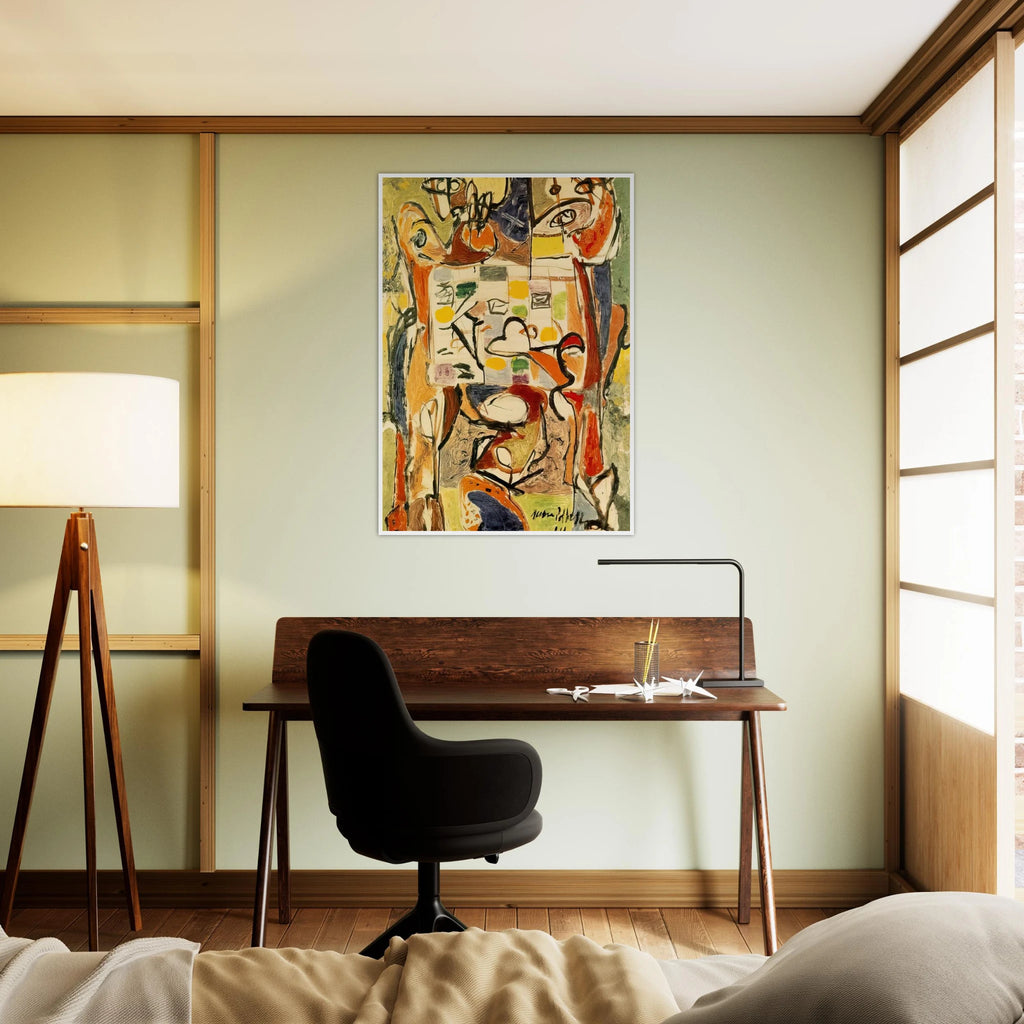 THE TEA CUP Framed Poster | Jackson Pollock Framed Prints Wall Art | Jackson Pollock Store