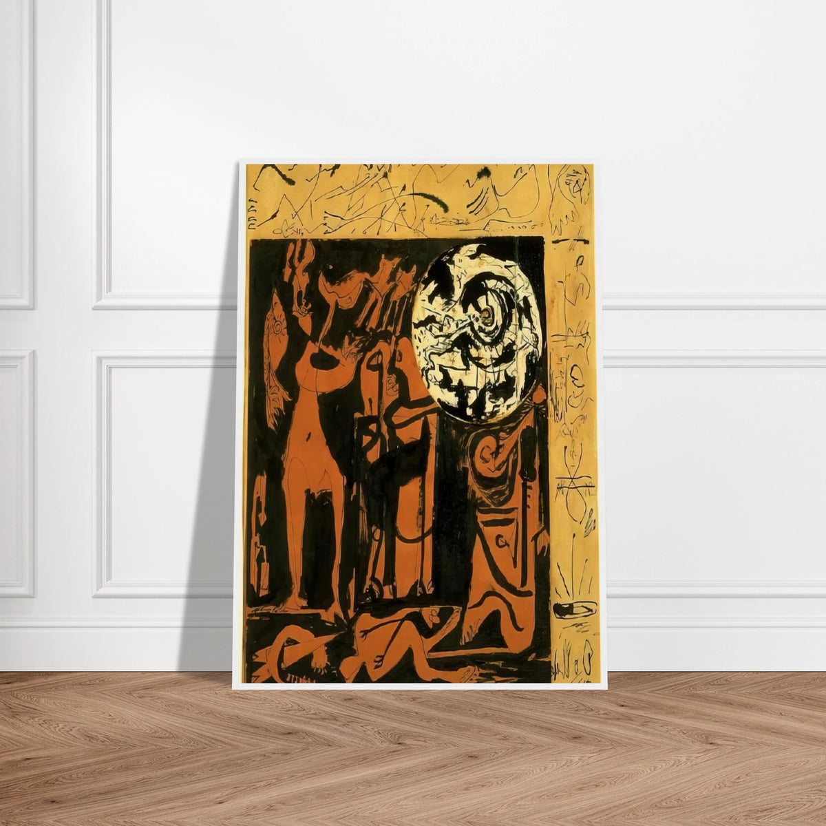 UNTITLED 3 Framed Poster | Jackson Pollock Framed Prints Wall Art | Jackson Pollock Store