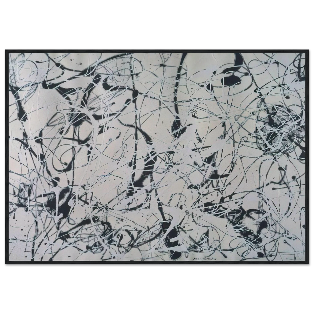 NUMBER 23 Framed Poster | Jackson Pollock Framed Prints Wall Art | Jackson Pollock Store