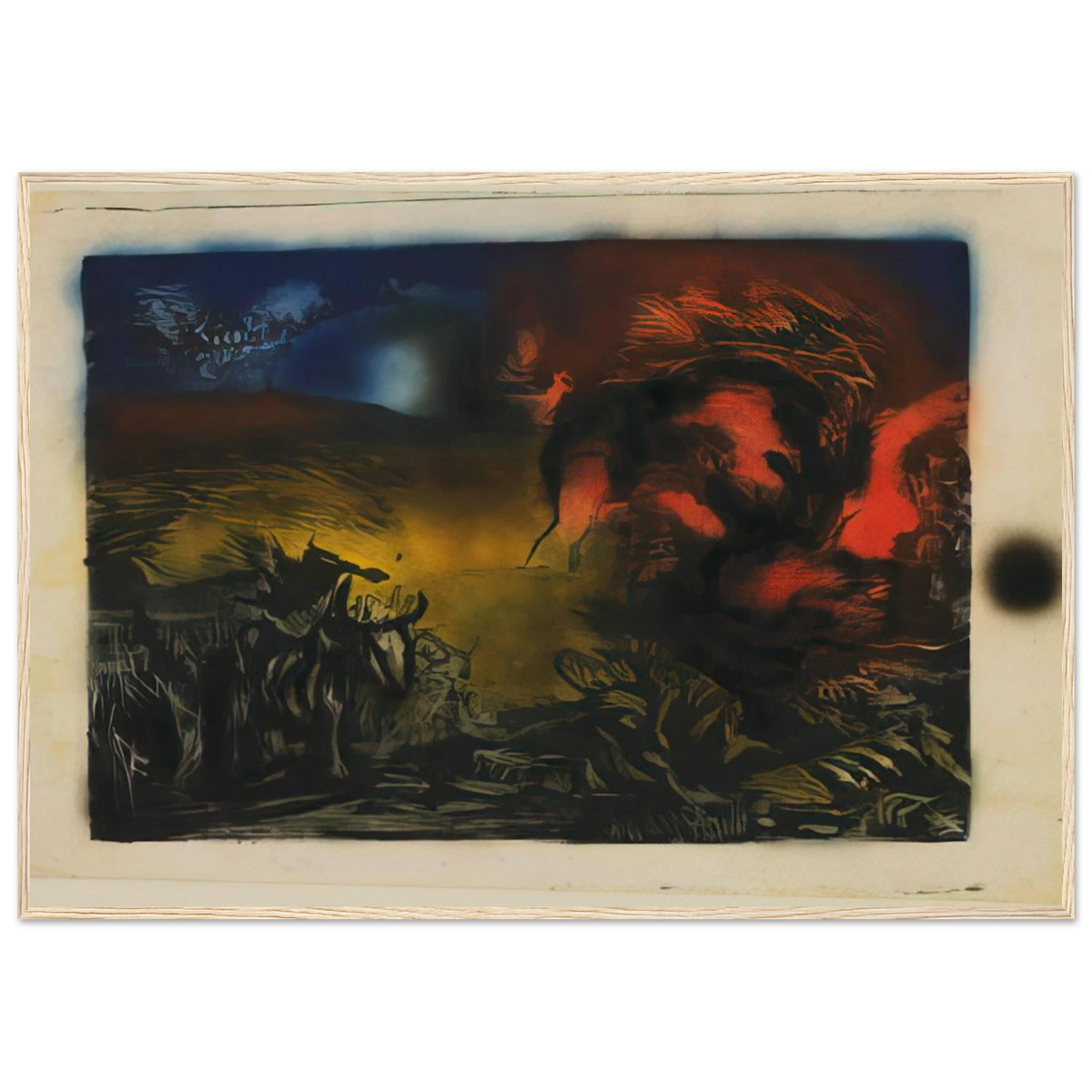 LANDSCAPE WITH STEER 1937 Framed Poster | Jackson Pollock Framed Prints Wall Art | Jackson Pollock Store