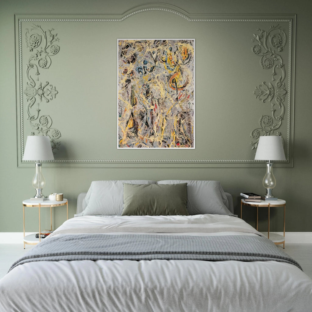GALAXY 1947 Framed Poster | Jackson Pollock Framed Prints Wall Art | Jackson Pollock Store